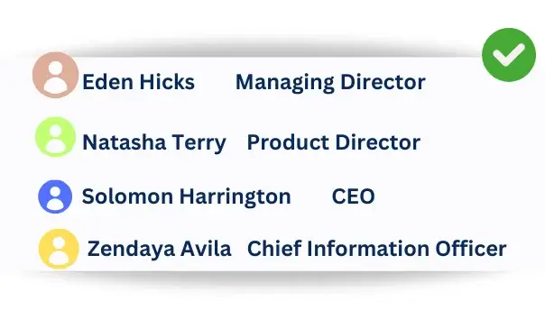 Facility Manager Contact Lists
